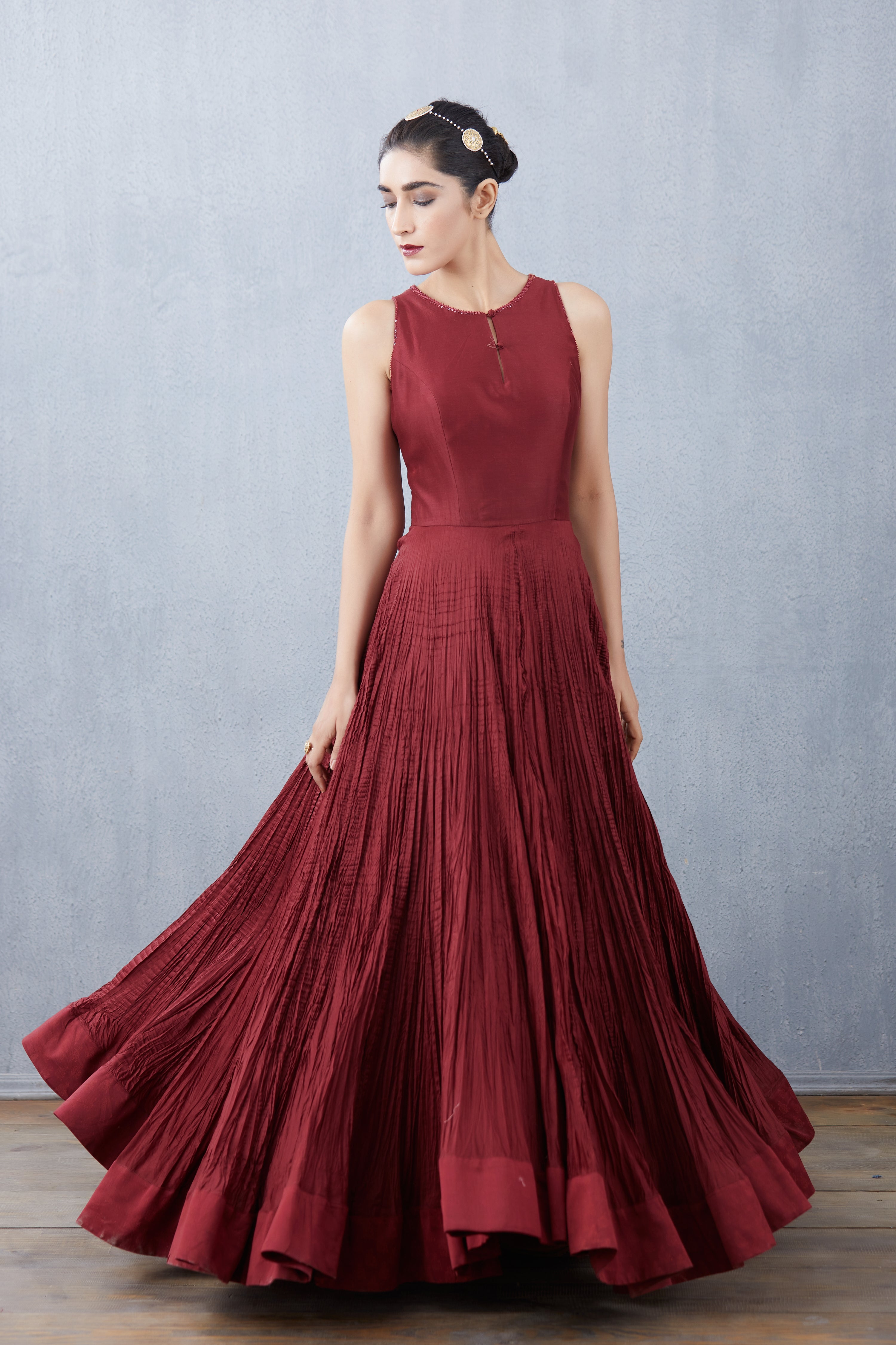 Mahogany Dhuni Dress – Torani India