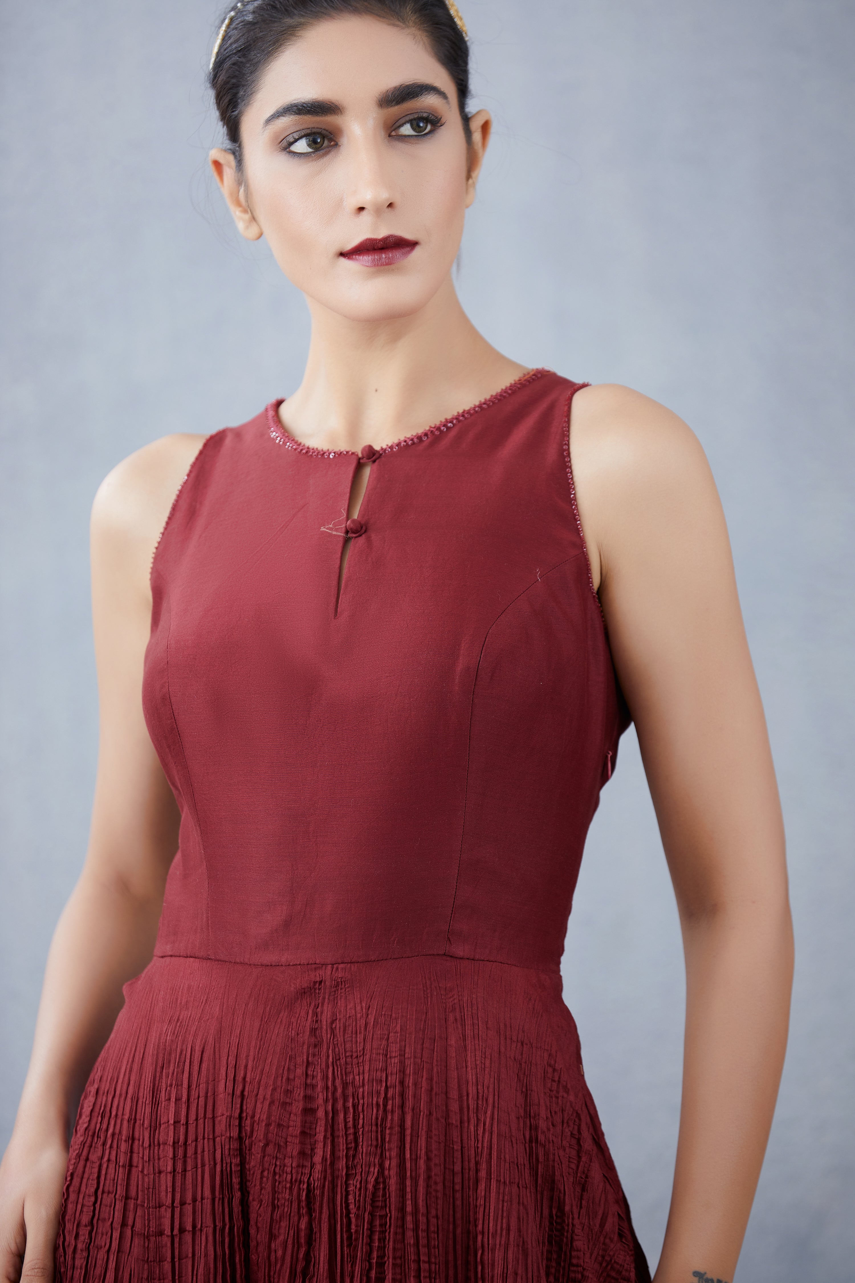 Mahogany Dhuni Dress