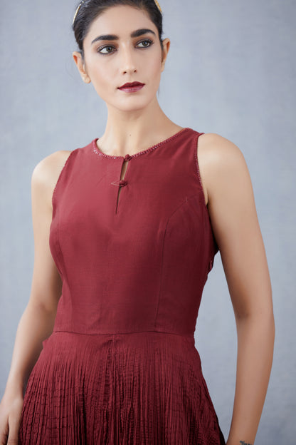 Mahogany Dhuni Dress