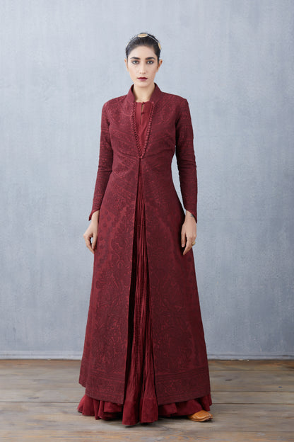 Mahogany Nakshi Jacket