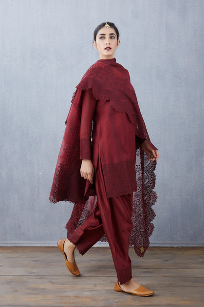 Mahagony Sloka Kurta Set