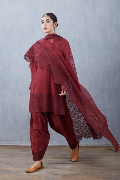 Mahagony Sloka Kurta Set