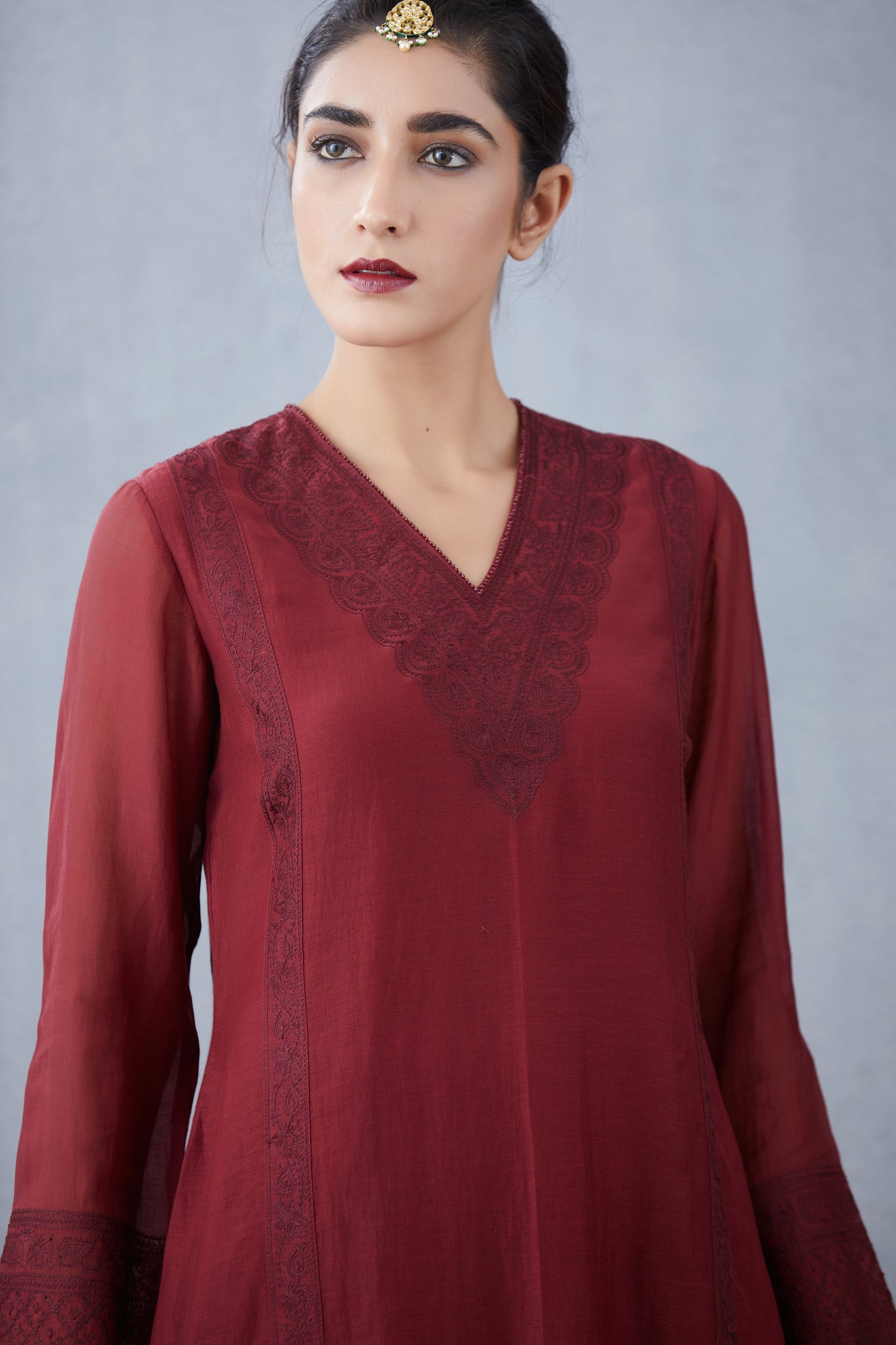 Mahagony Sloka Kurta Set