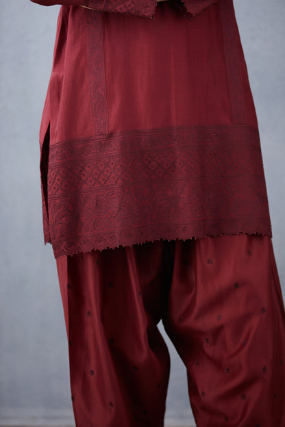 Mahagony Sloka Kurta Set