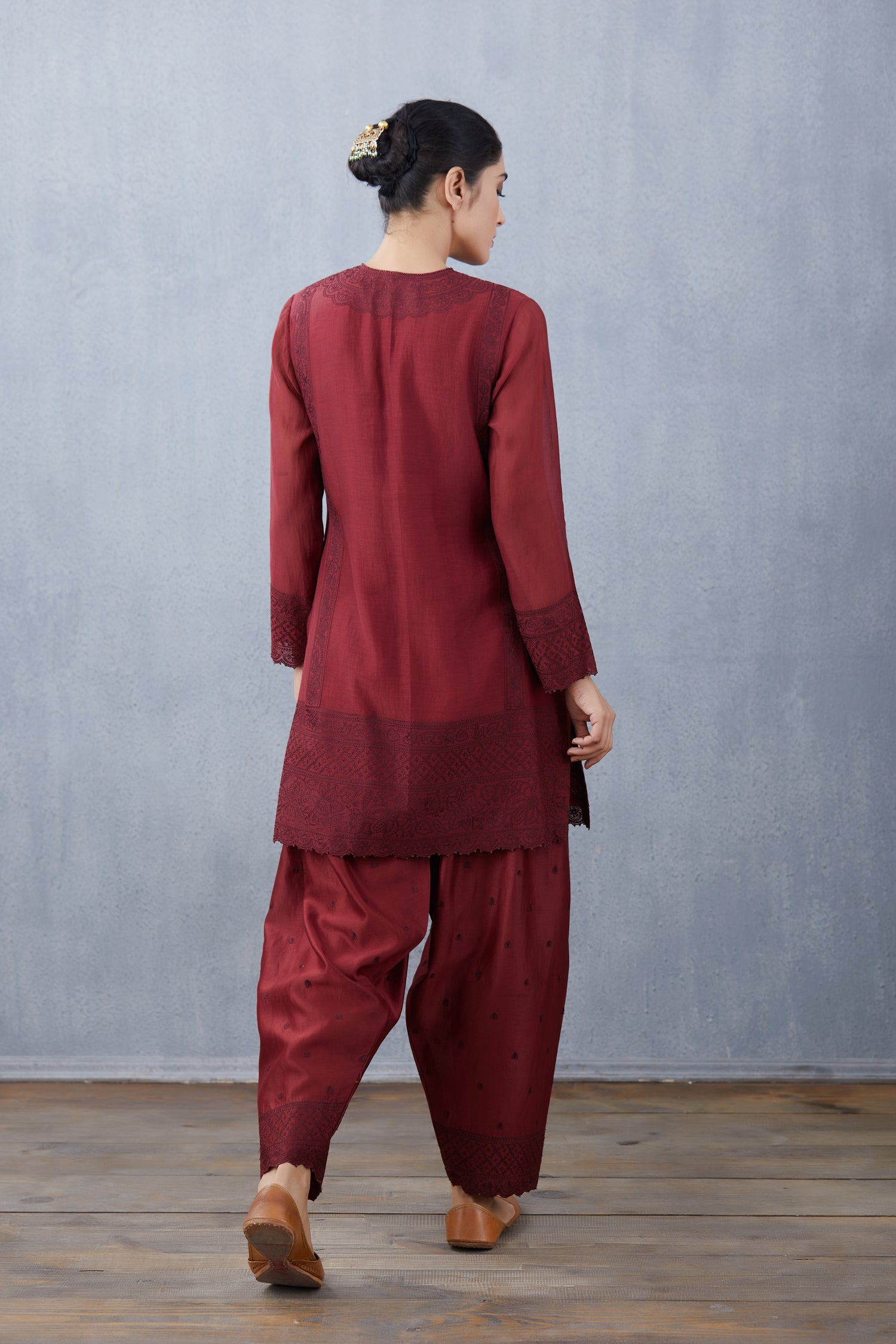 Mahagony Sloka Kurta Set