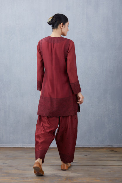 Mahagony Sloka Kurta Set