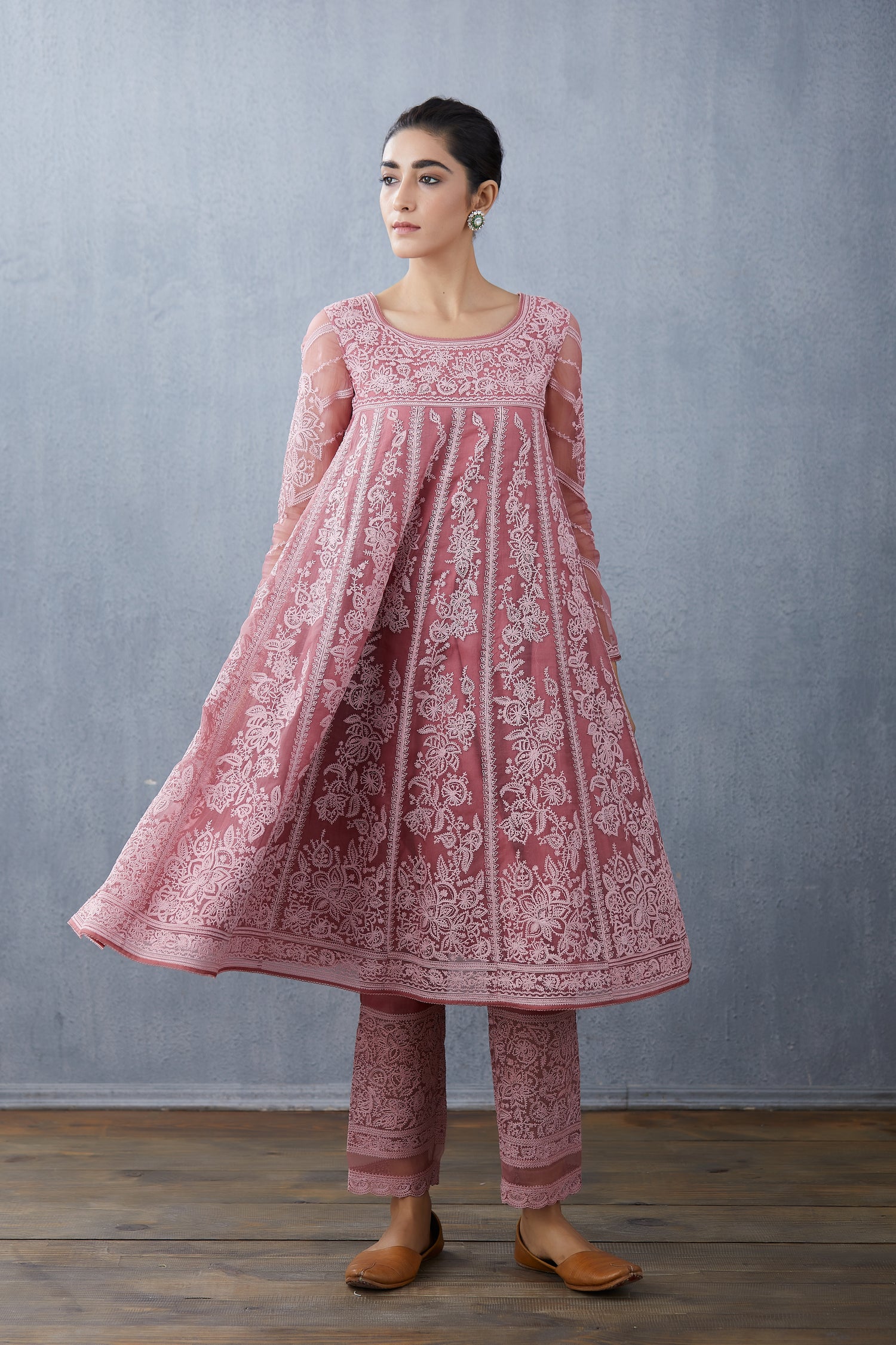 Gulbaag Kalidaar Paavni Kurta Set