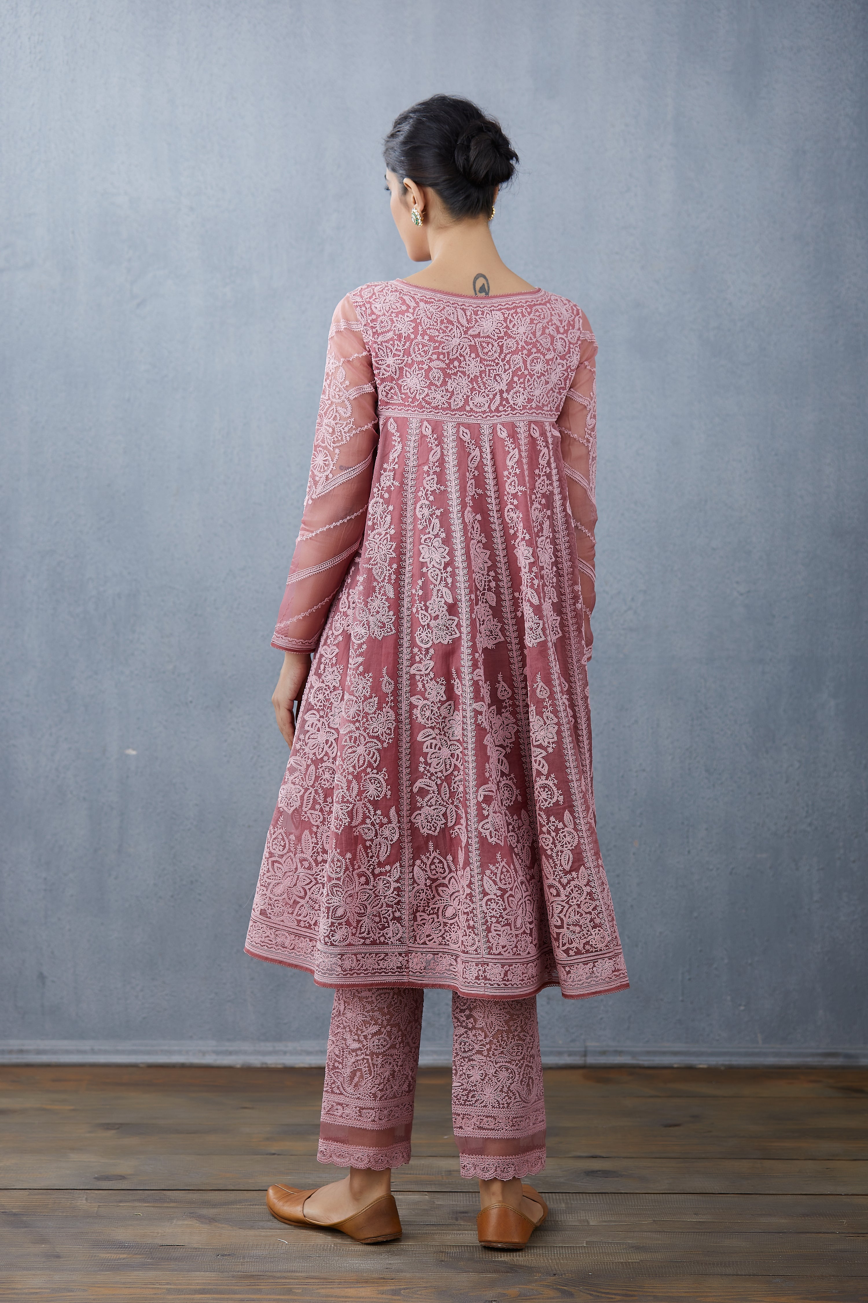 Gulbaag Kalidaar Paavni Kurta Set