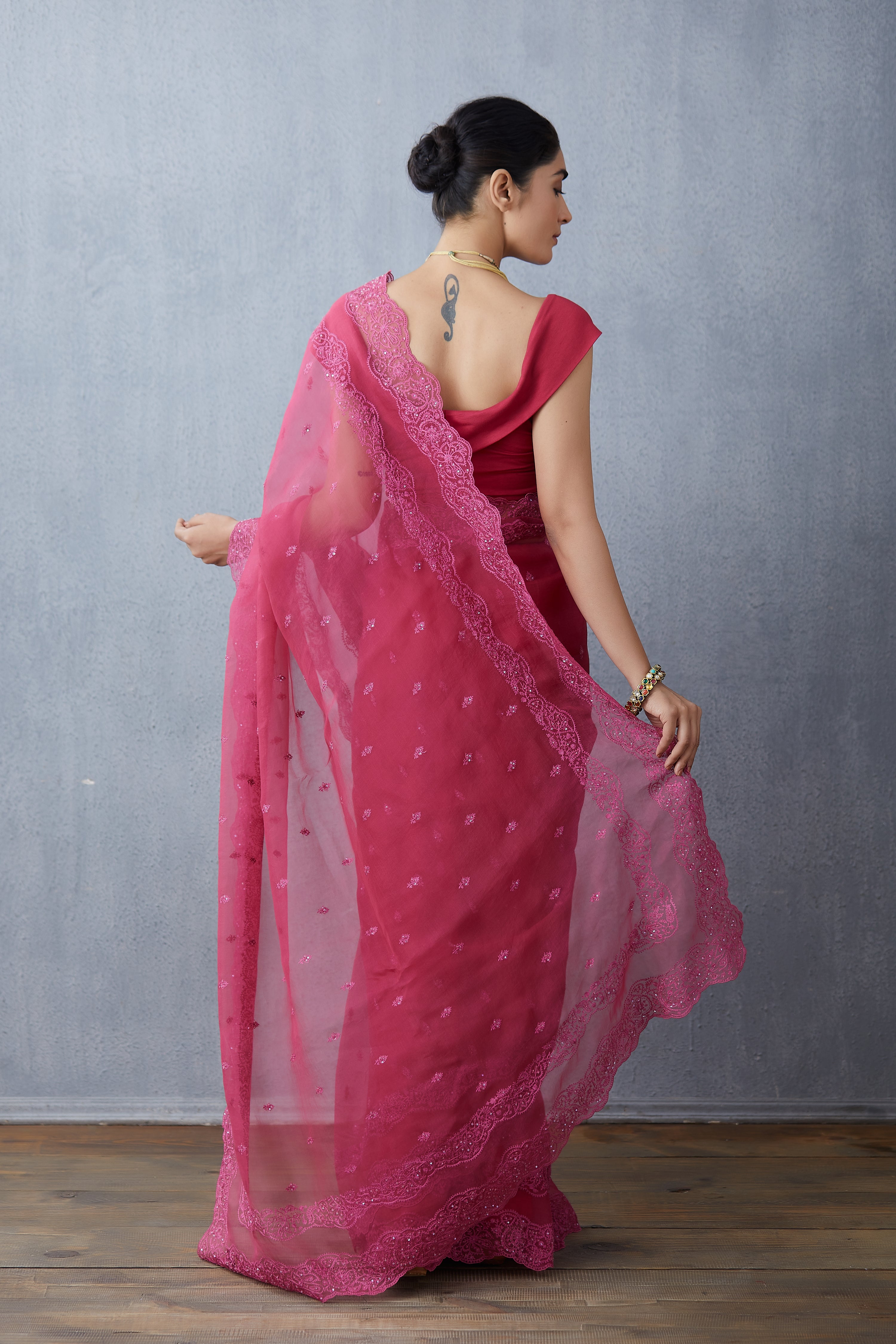 Gulkand Anahita Saree