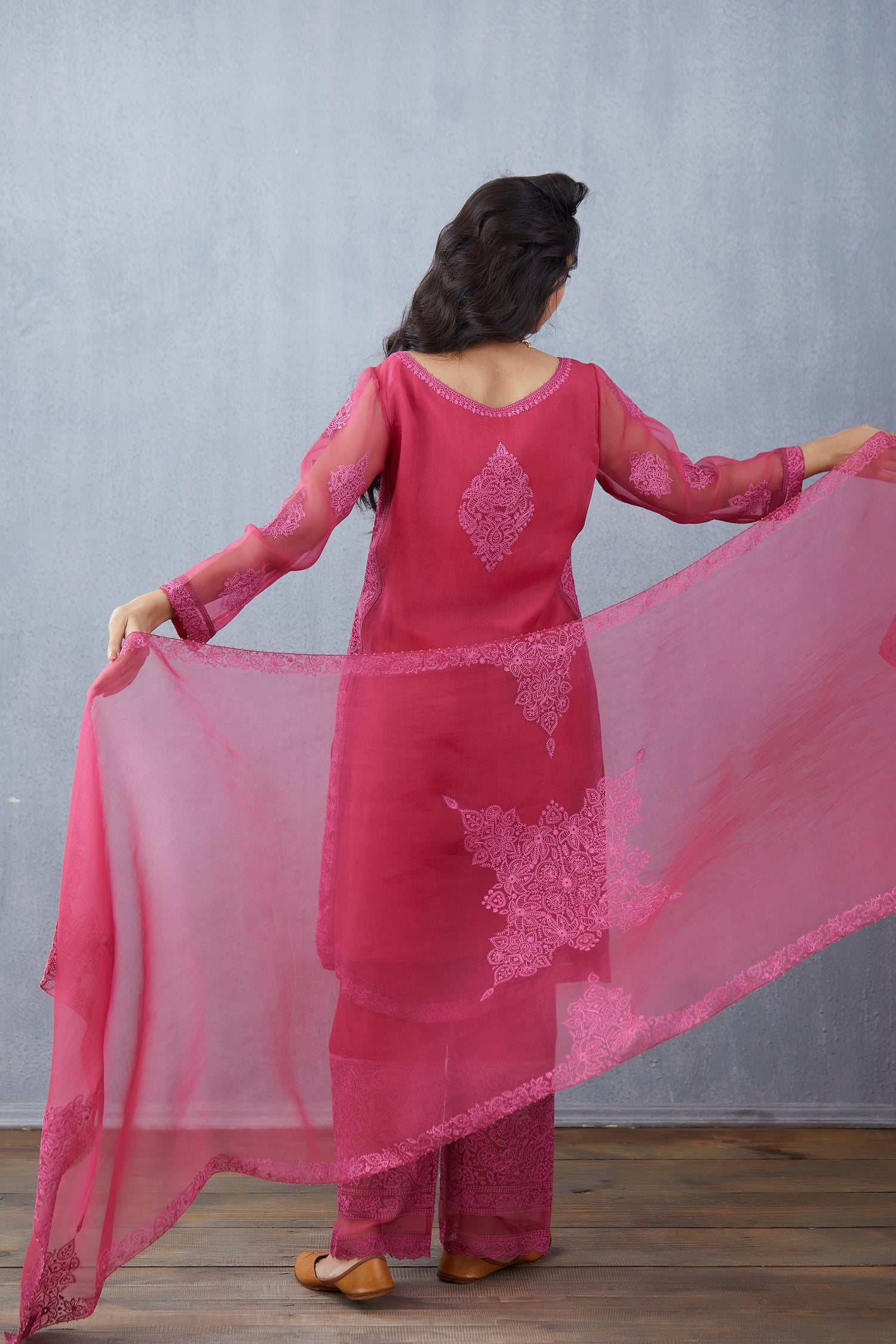 Gulkand Aadrita Kurta Set