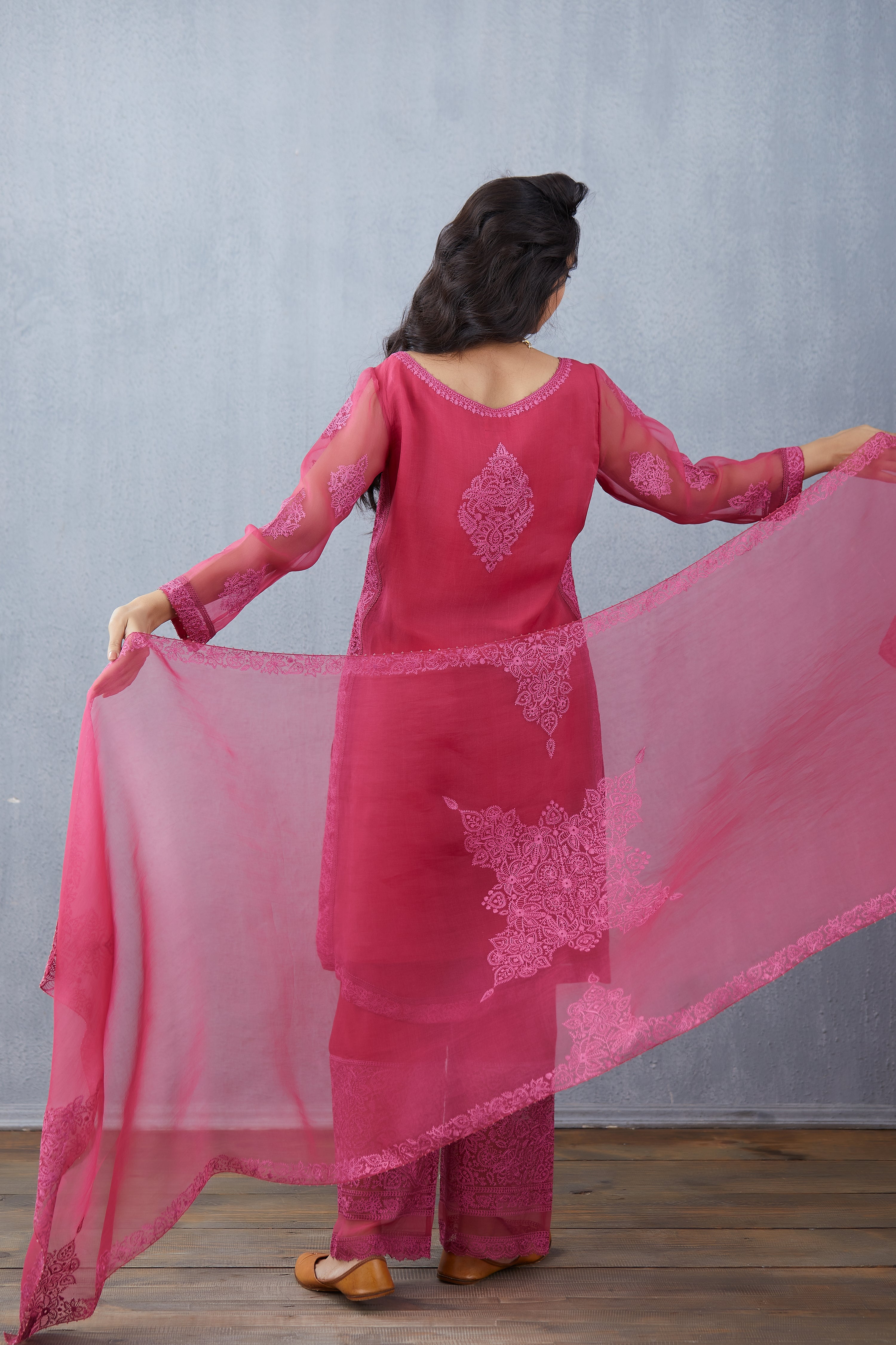 Gulkand Aadrita Kurta Set