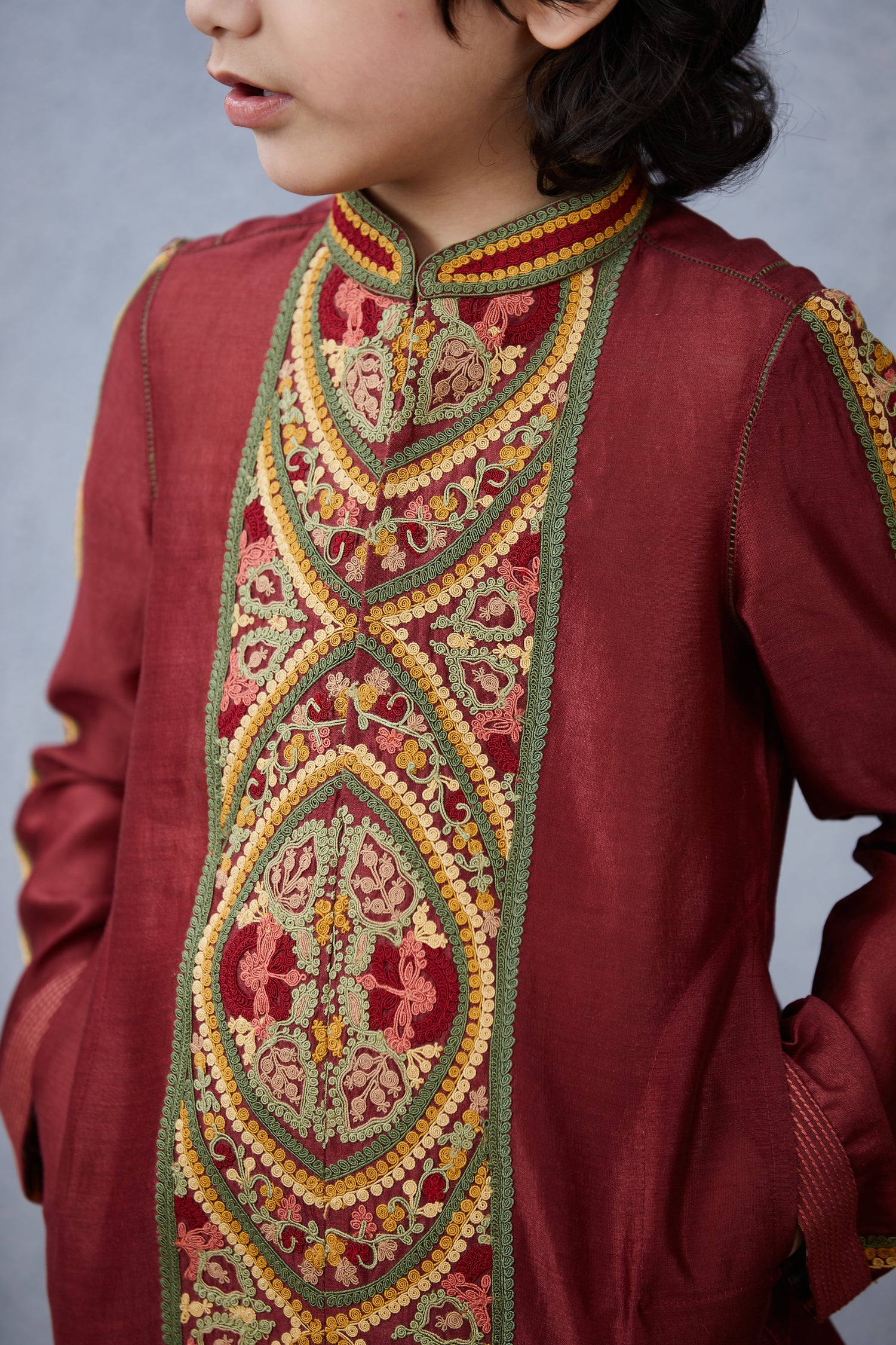 Gudhal Daman Kurta Set