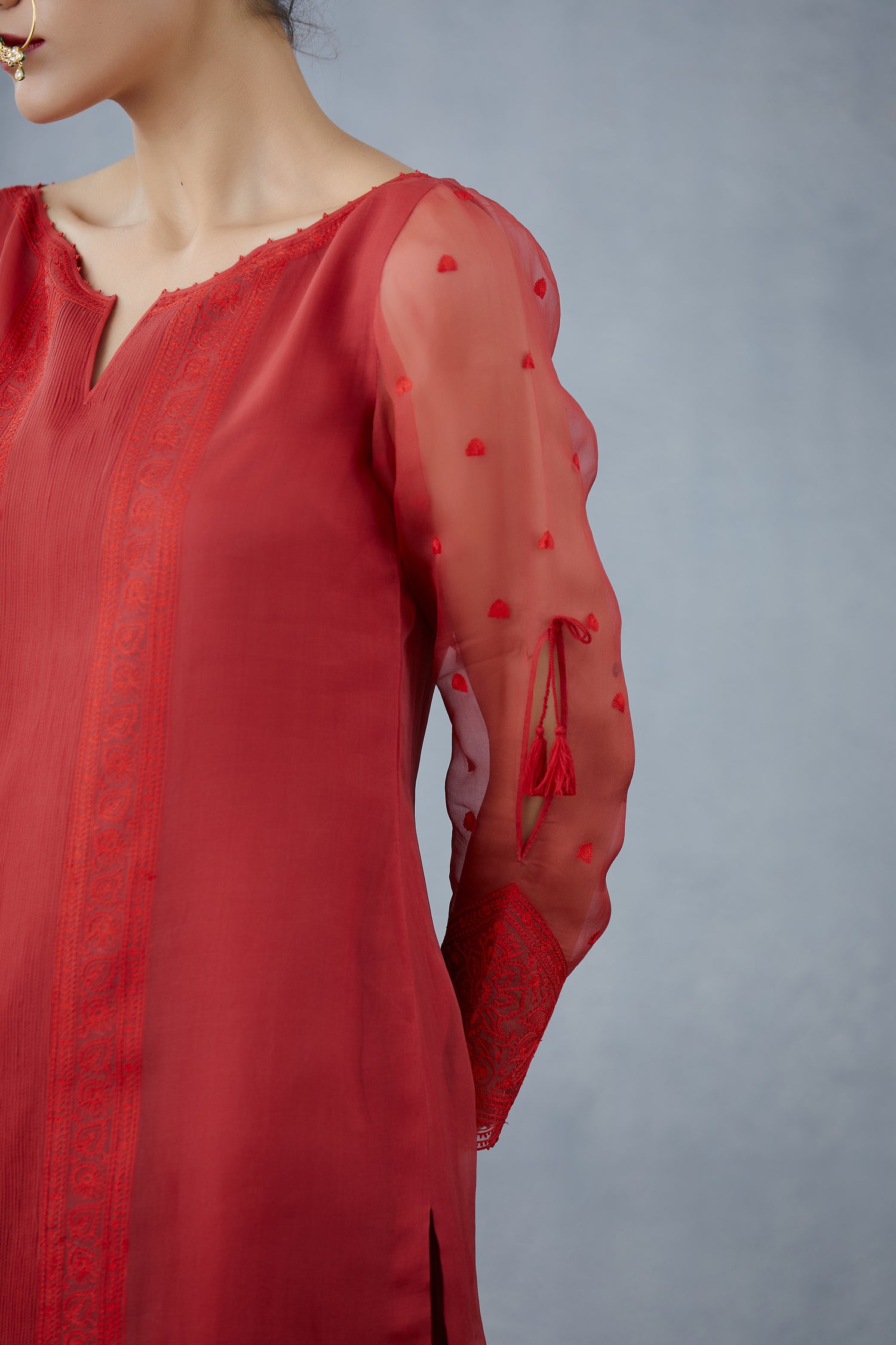 SALE - Surkh Abhra Kurta Set