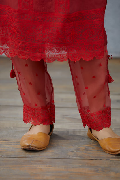 SALE - Surkh Abhra Kurta Set