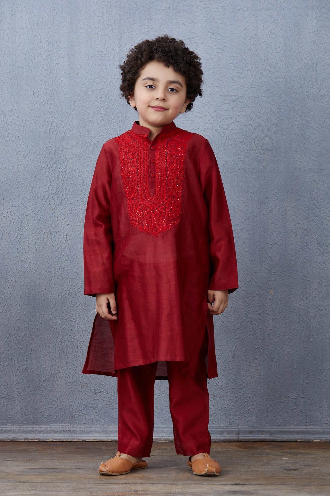 Surkh Karam Kurta Set