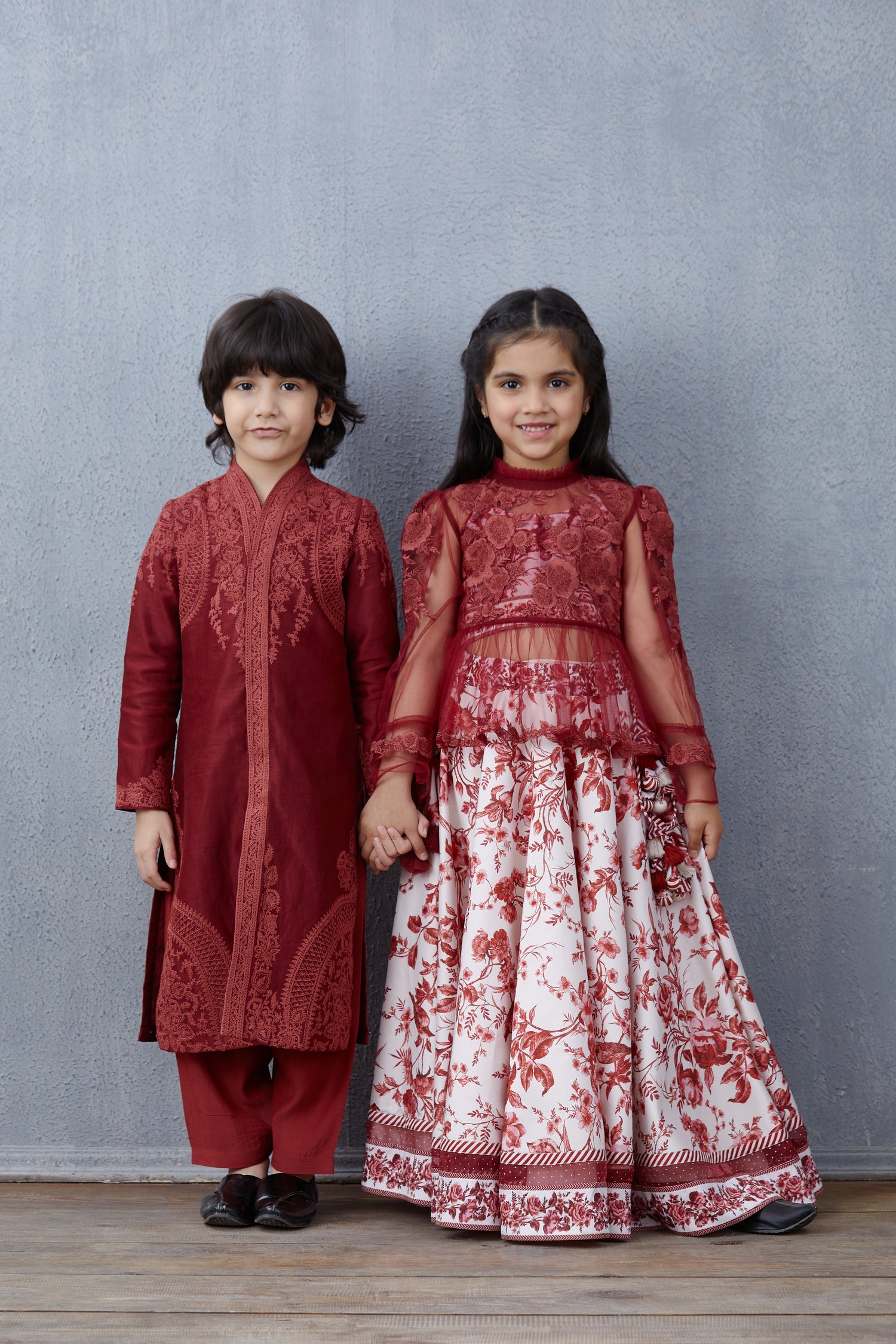 Bhuri Gauraiya Poulami Lehenga Set