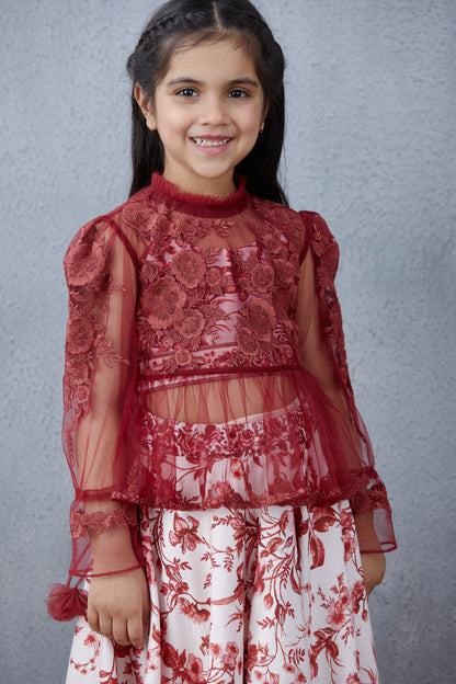 Bhuri Gauraiya Poulami Lehenga Set