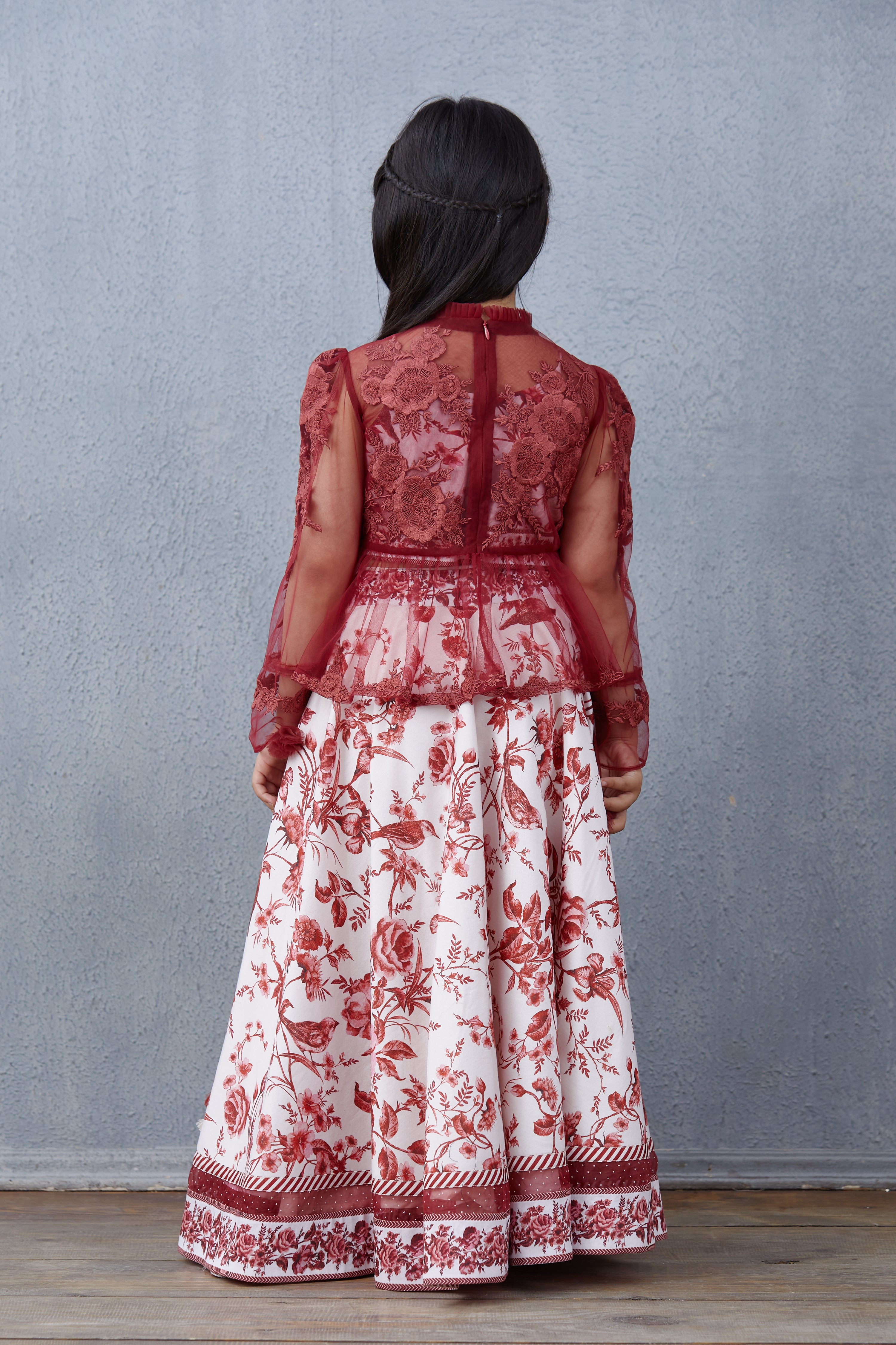 Bhuri Gauraiya Poulami Lehenga Set