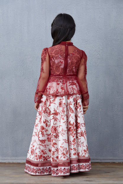 Bhuri Gauraiya Poulami Lehenga Set