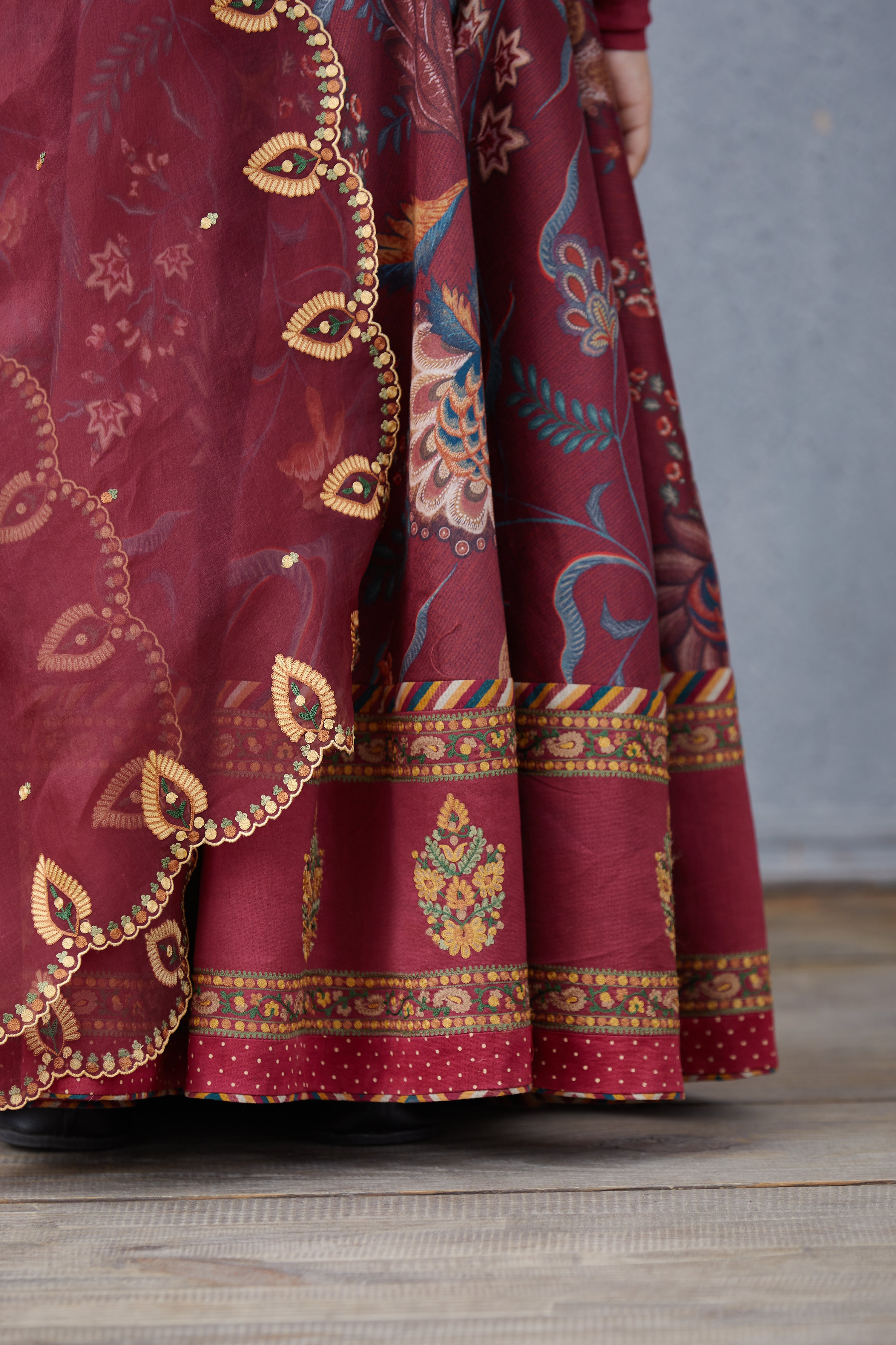 Bhura Anardana Lehenga Set