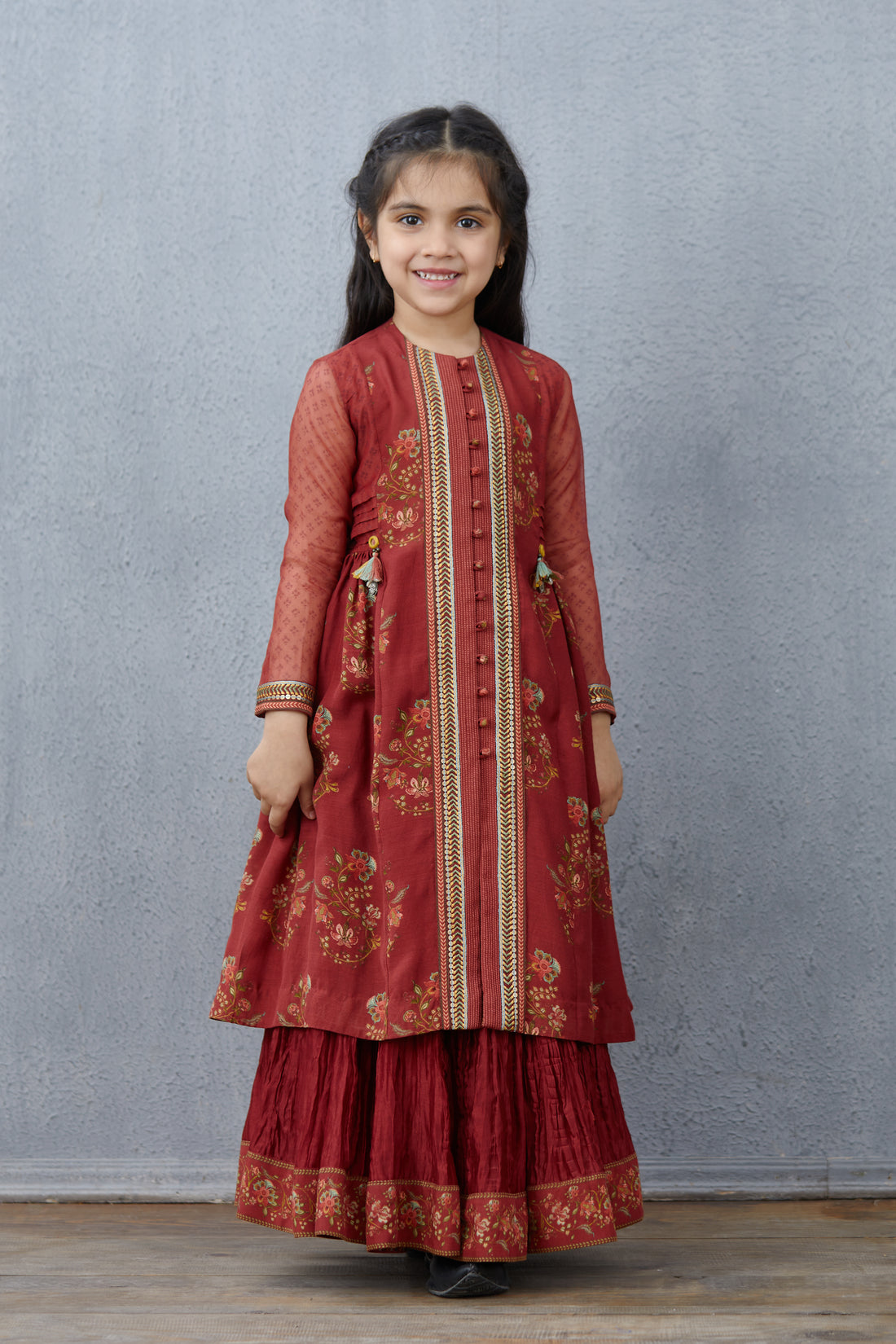 Gudhal Kasturi Kurta Set