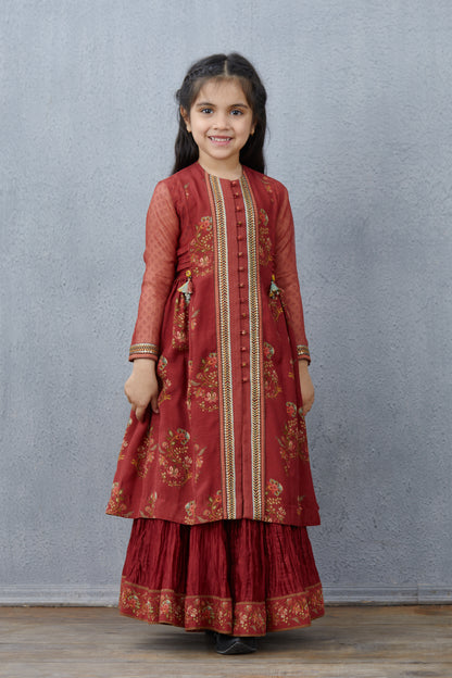 Gudhal Kasturi Kurta Set