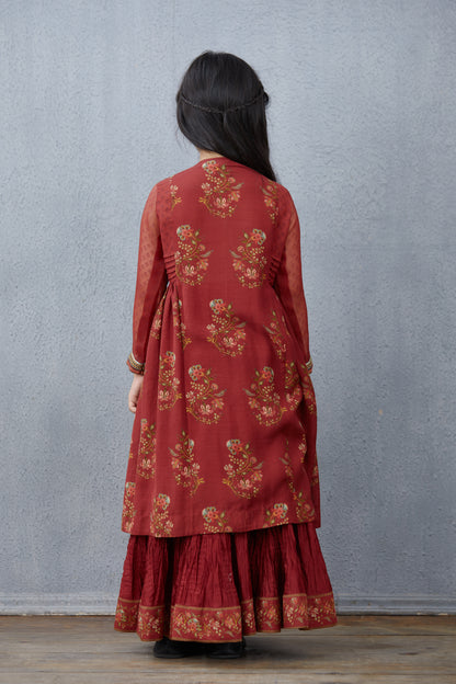 Gudhal Kasturi Kurta Set