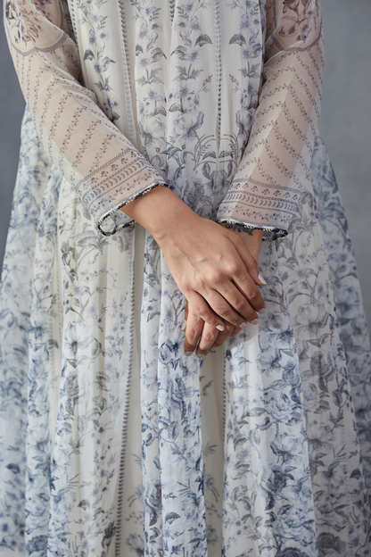 Neeli Gauraiya Swati Kurta Set