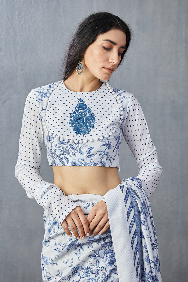 Neeli Gauraiya Parineetha Blouse