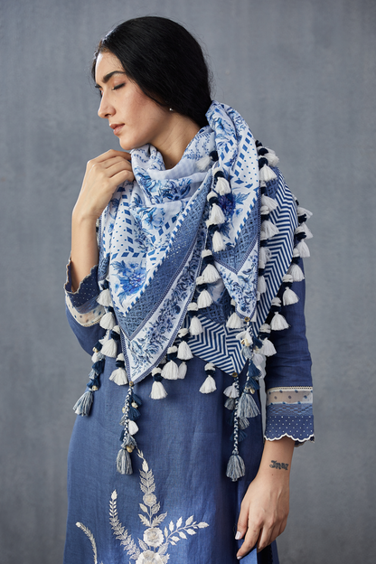 Neeli Kali Shama Scarf