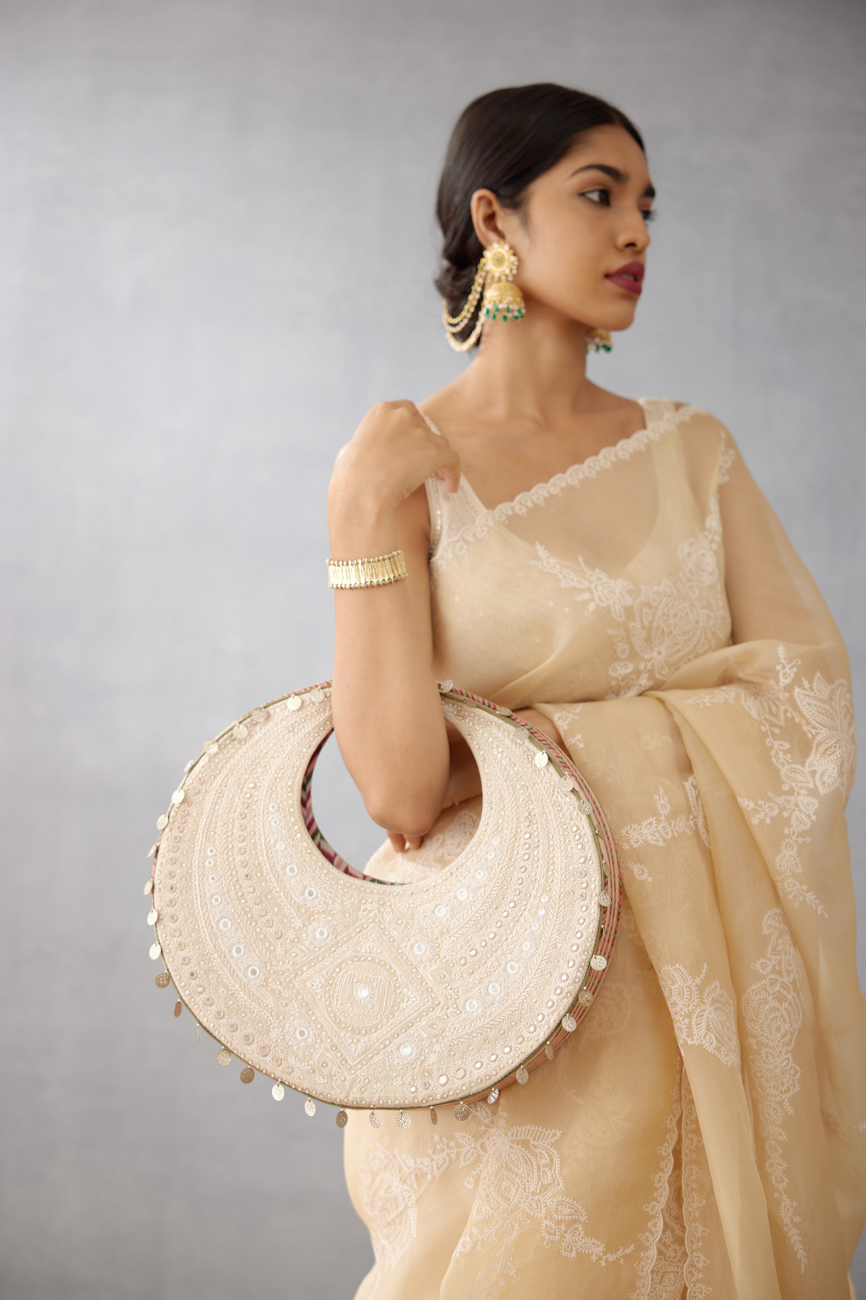 Kasturi Lolita Sheesham Hobo Bag