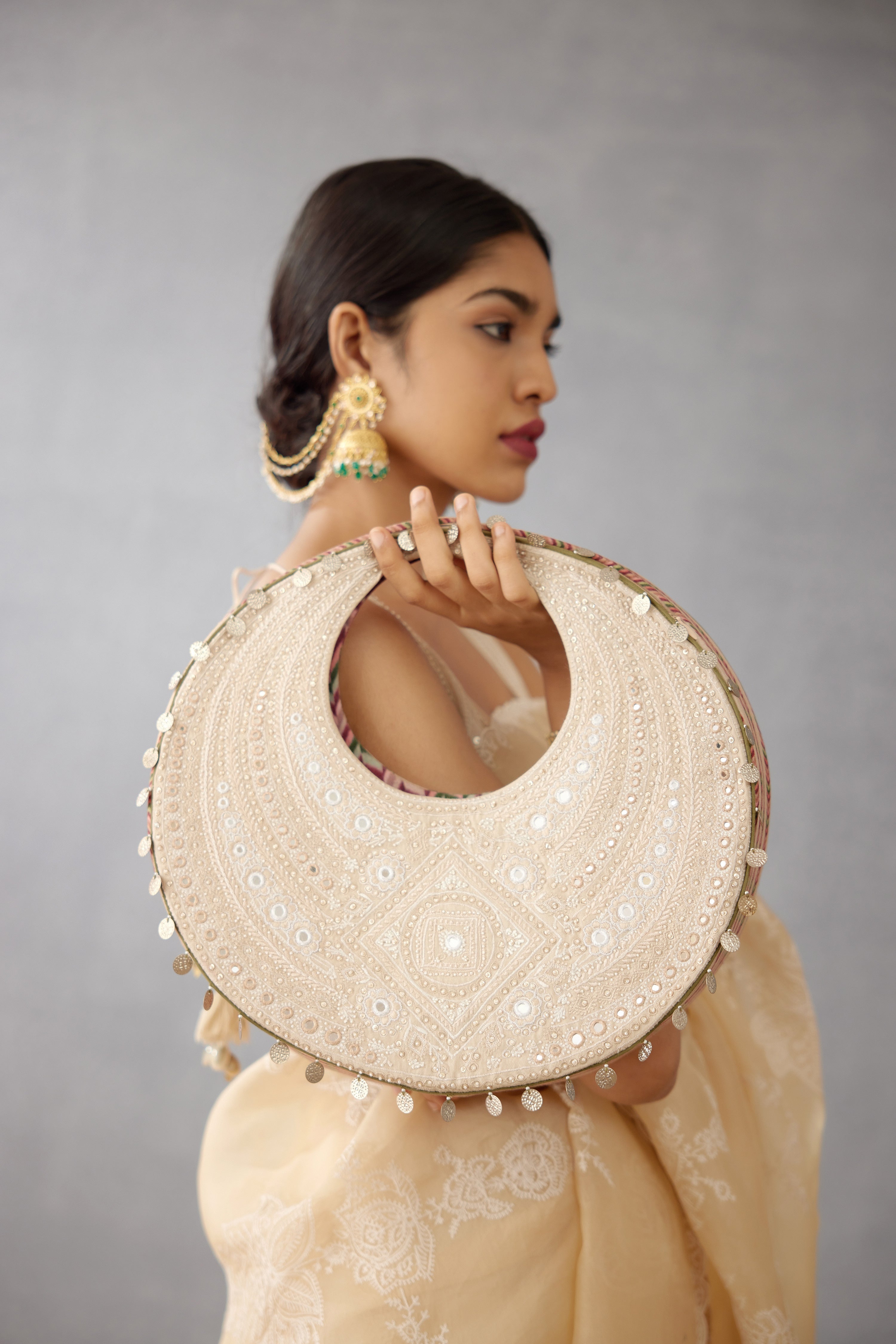 Kasturi Lolita Sheesham Hobo Bag