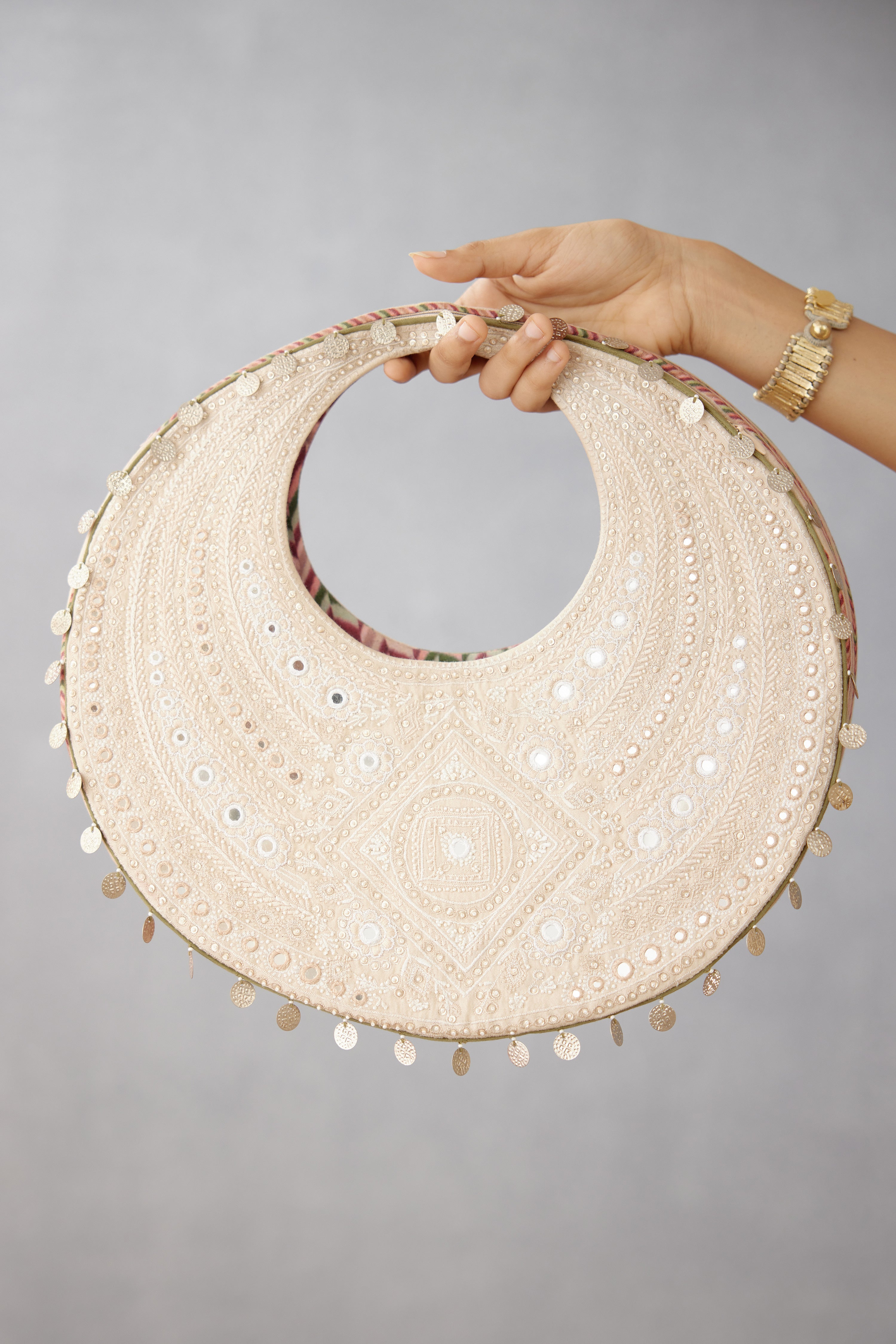 Kasturi Lolita Sheesham Hobo Bag