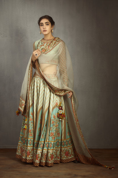 Teena Rathore In Our Champa Temple Kali Sibani Lehenga Set