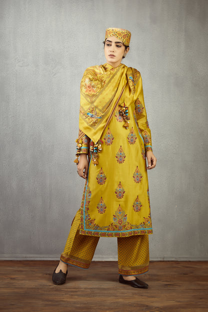 Sunehra Chokor Boota Scarf