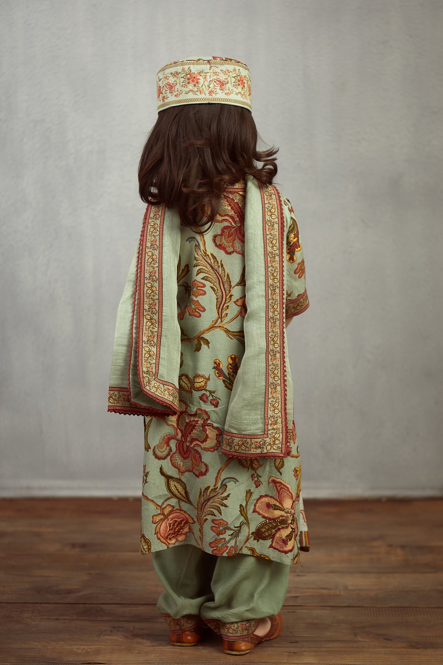 Champa Barkha Kurta Set