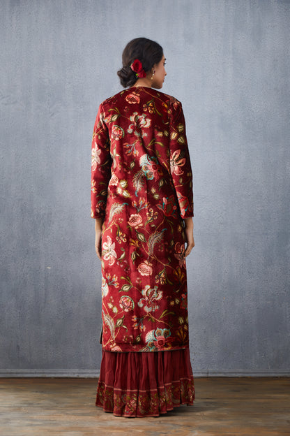 Gudhal Makhmal Dhuni Jacket