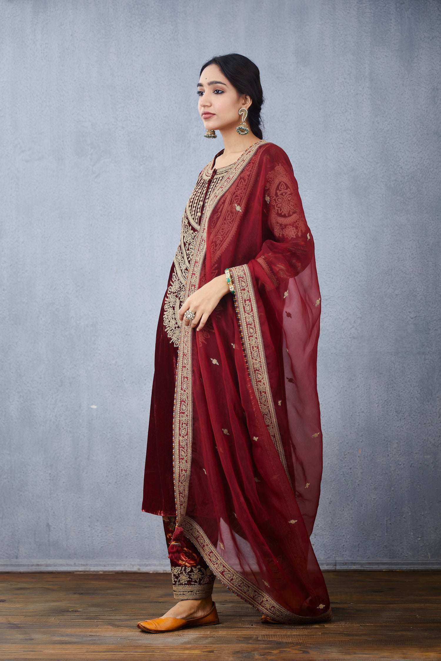 Silk Velvet KURTA SET