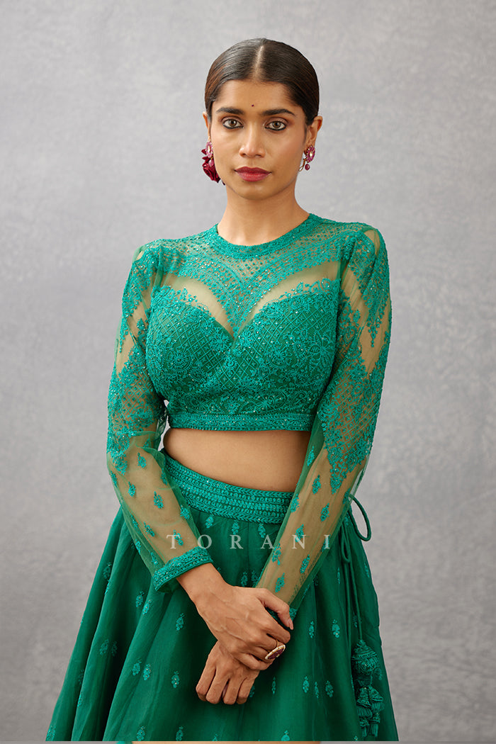 Sabz Rubani Blouse