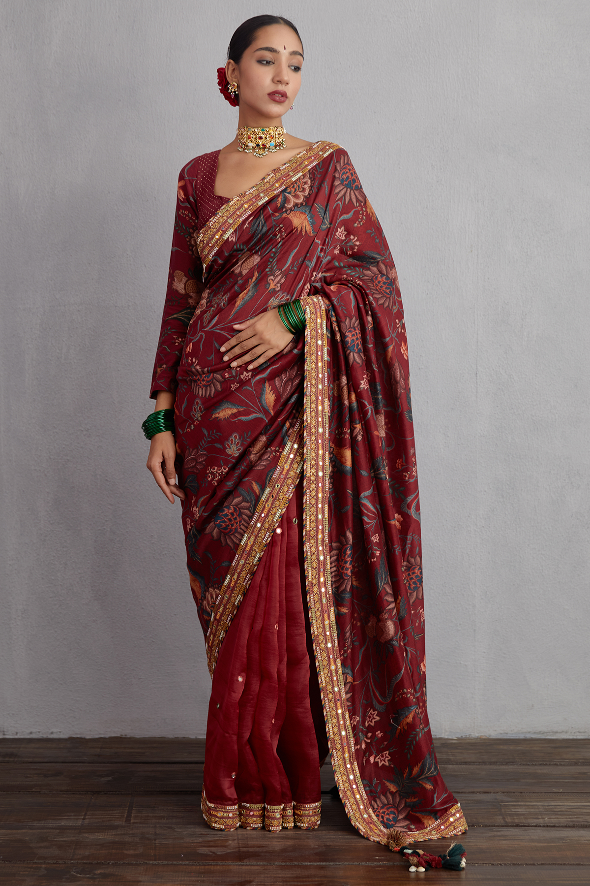 Sanobar Sheesha Revathi Saree