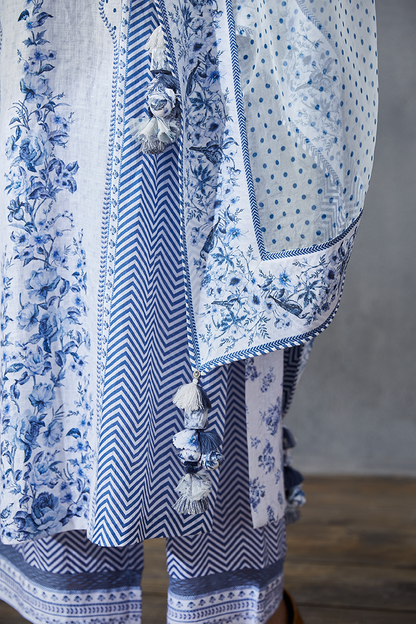 Neeli Kali Abhidah Kurta Set