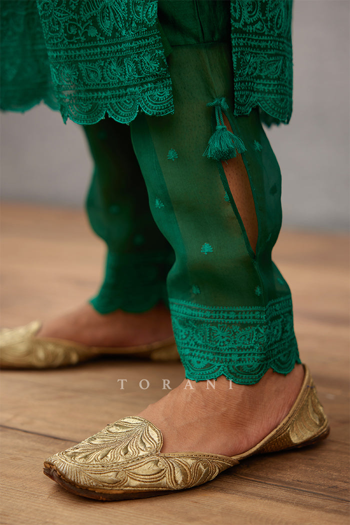 Sabz Abhra Kurta Set