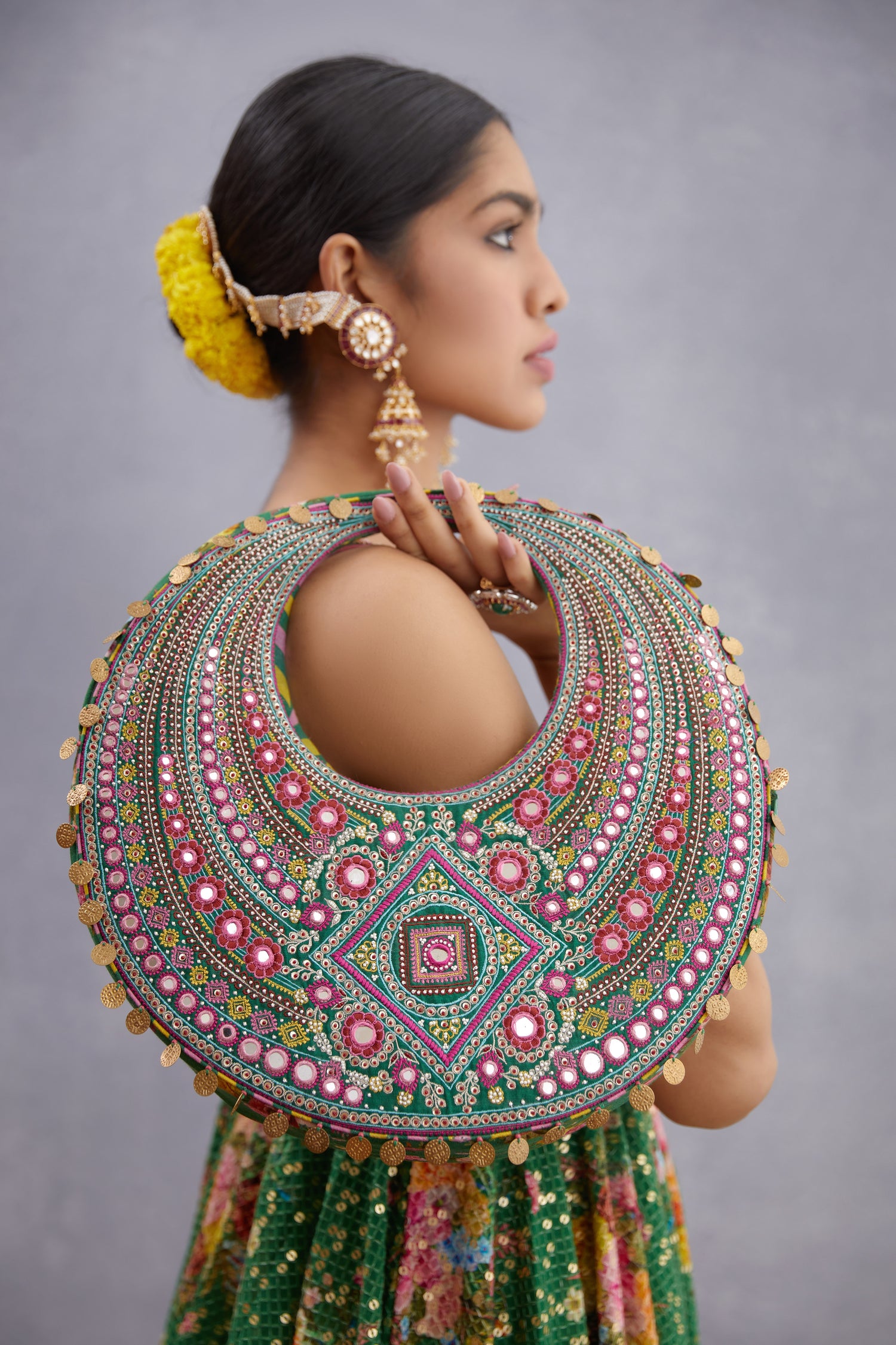 Panna Lolita Sheesham Hobo Bag