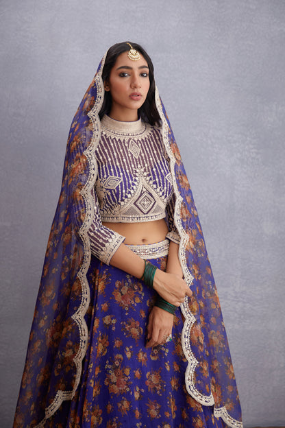 SALE - Jamuni Induma Lehenga Set