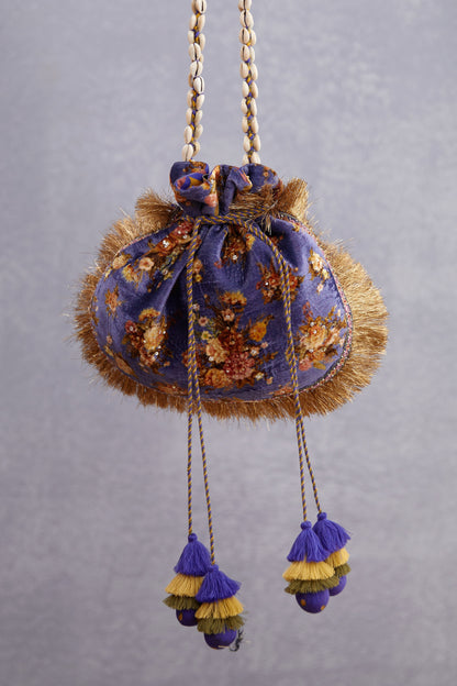 SALE - Jamuni Nilofer Makhmal Potli