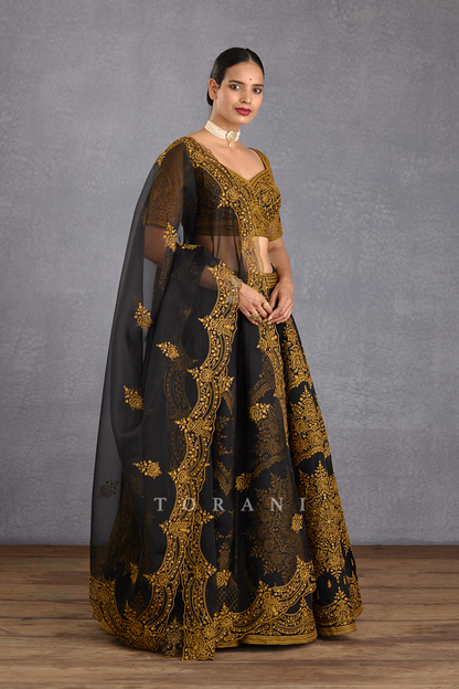 Gulghast Meher Passa Lehenga Set