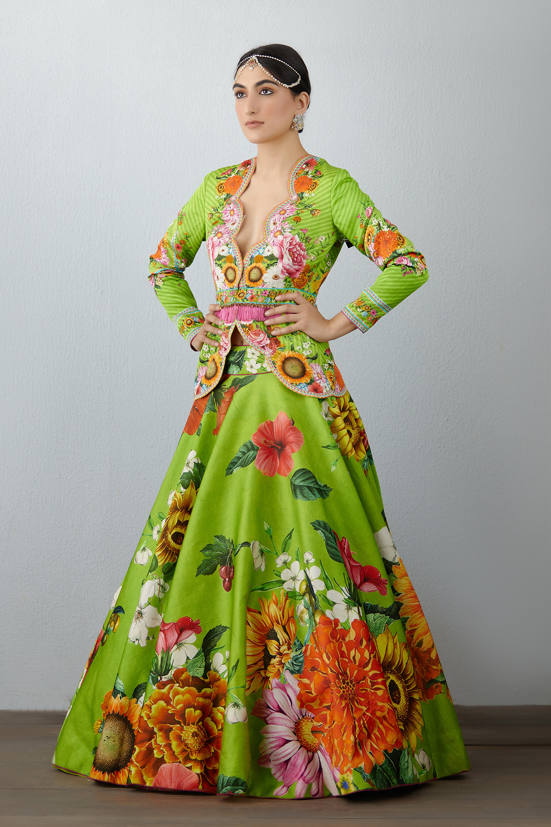 Angoori Guncha Lehenga Set from Torani India