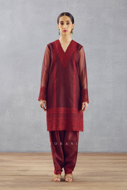 Gulnar Sloka Kurta Set