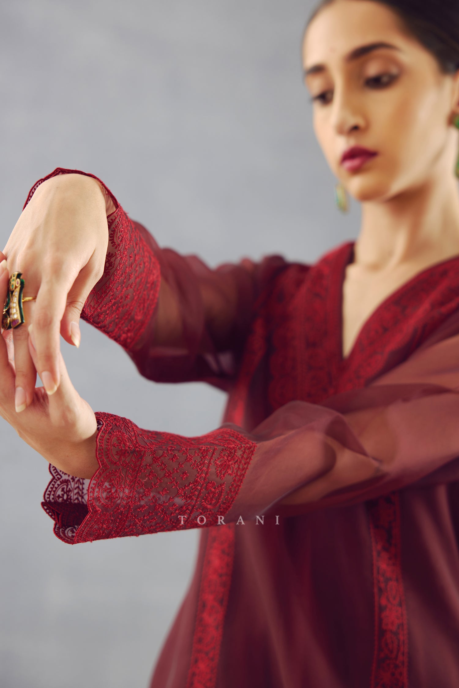 Gulnar Sloka Kurta Set