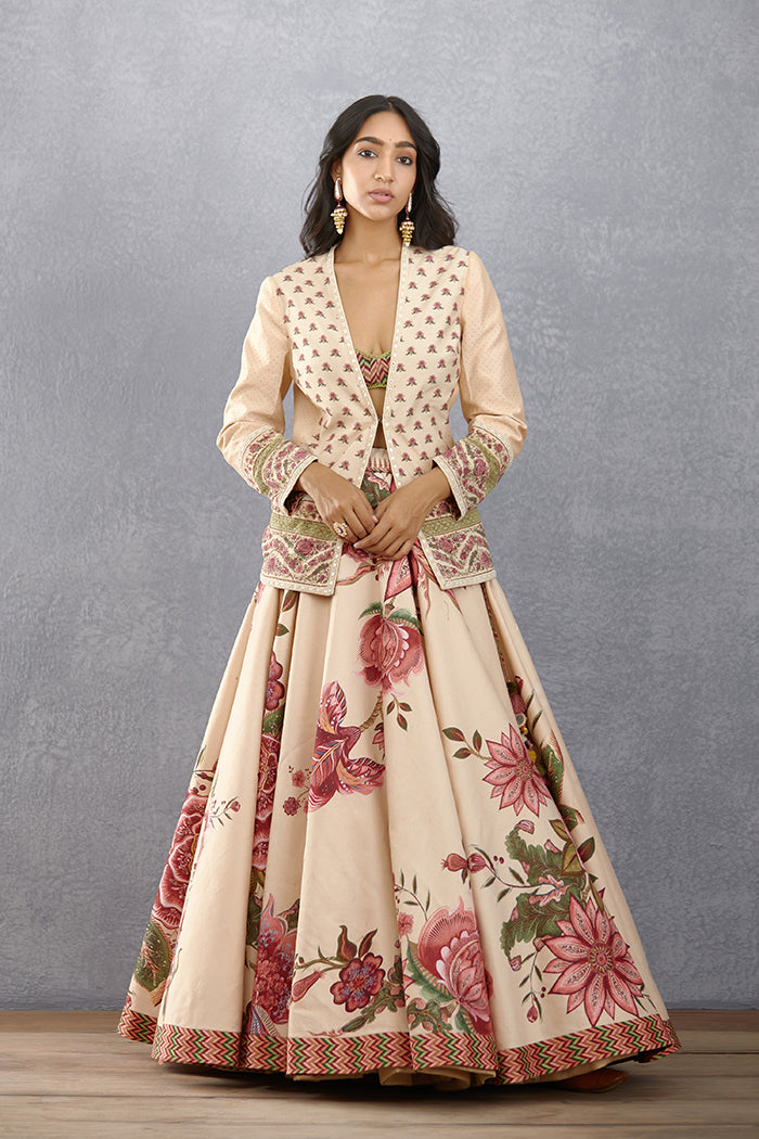 Kasturi Gooncha Lehenga Set